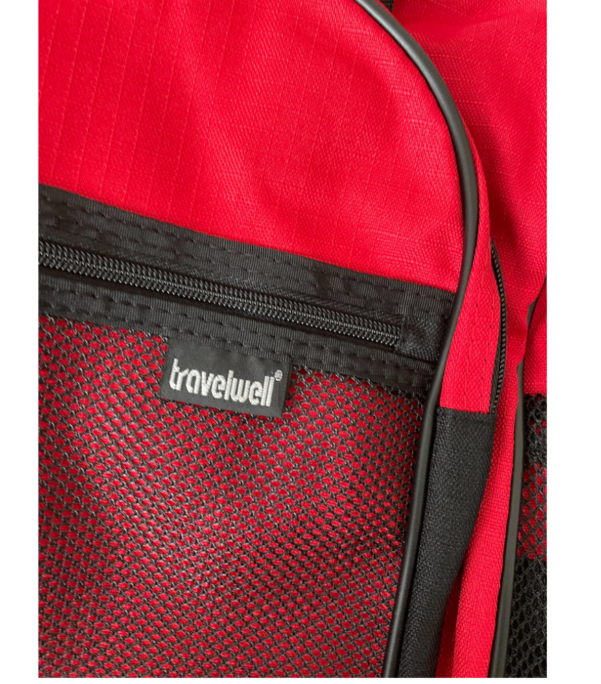 Travelwell Red & Black Duffel Bag