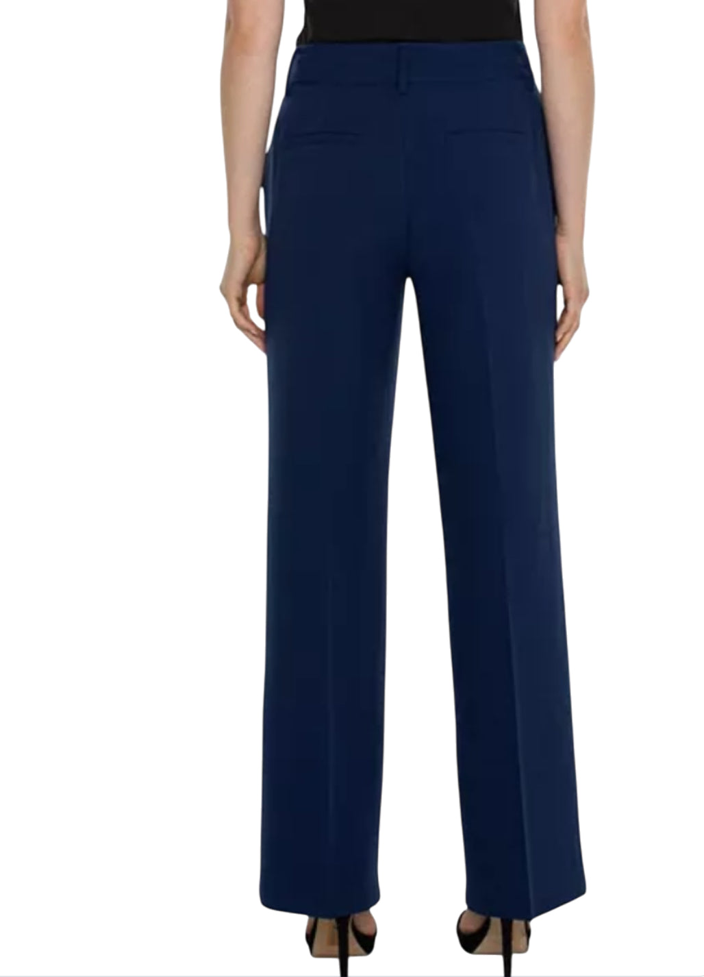Liverpool Los Angeles Navy High Rise Pleated Pants (14)