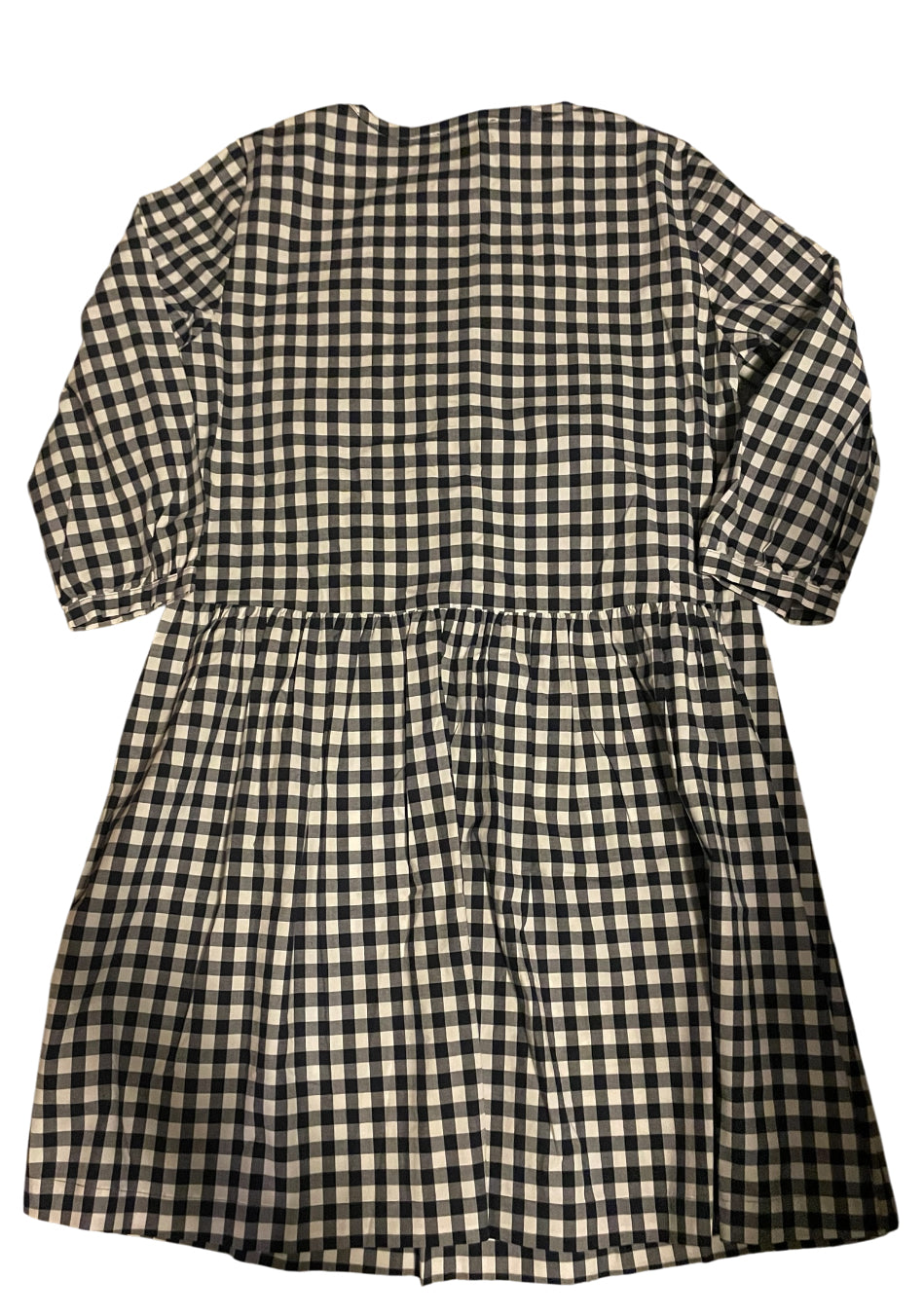 Draper James Navy Gingham Dress (X-Small)