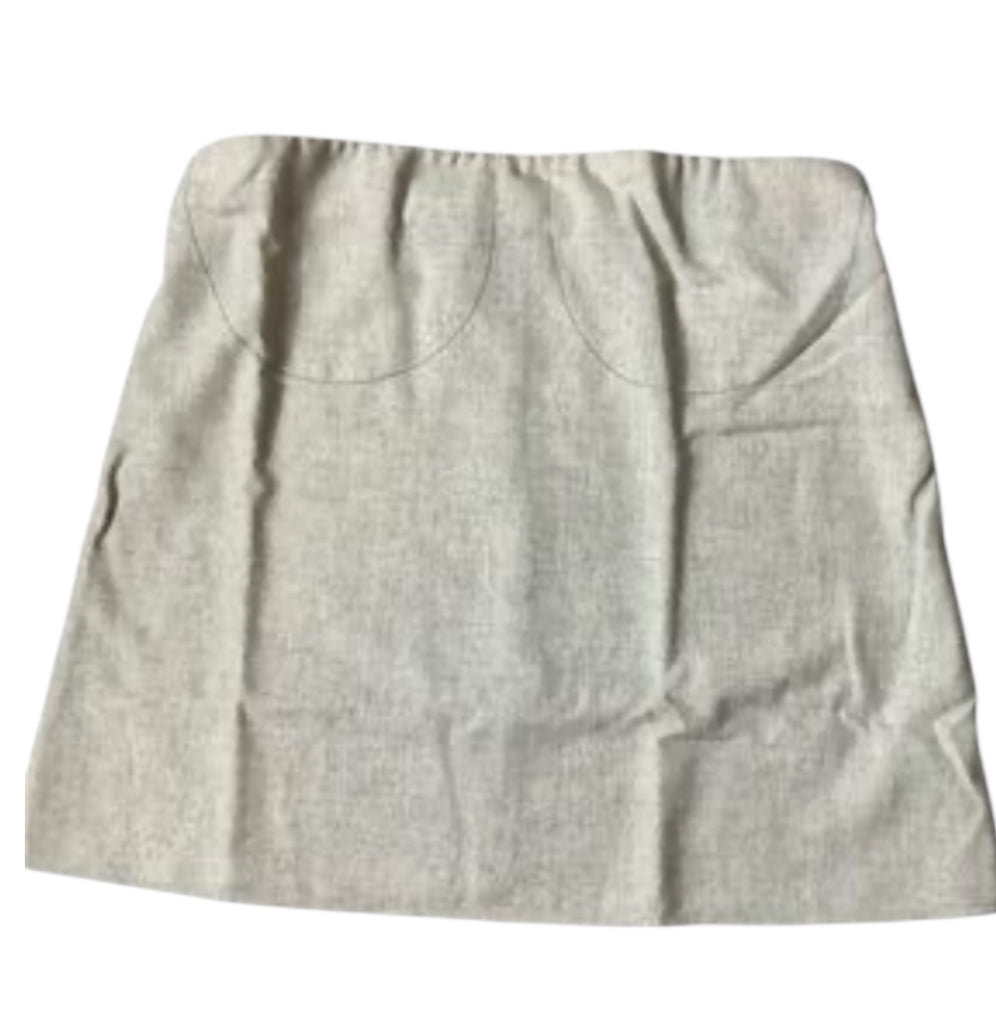 WeWoreWhat Heather Light Gray Wool Blend Strapless Top (18)