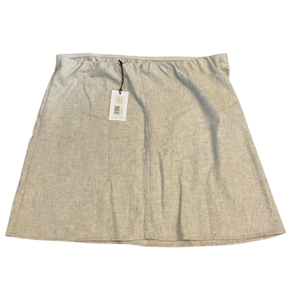 WeWoreWhat Heather Light Gray Wool Blend Strapless Top (18)