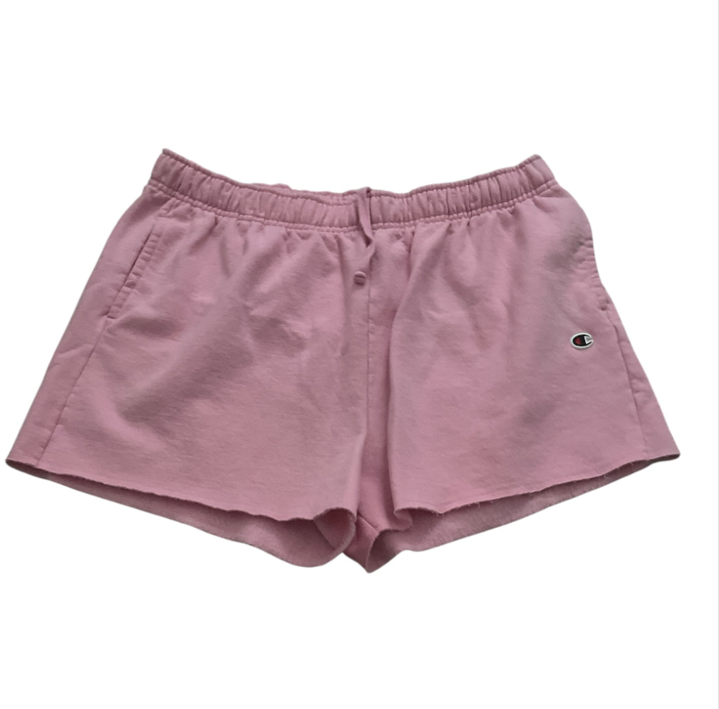 Champion Pink French Terry Pull-On Shorts (2x)