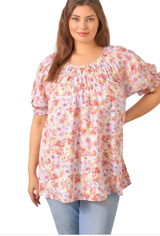 Polagram Paints The Hills Blouse (1X)