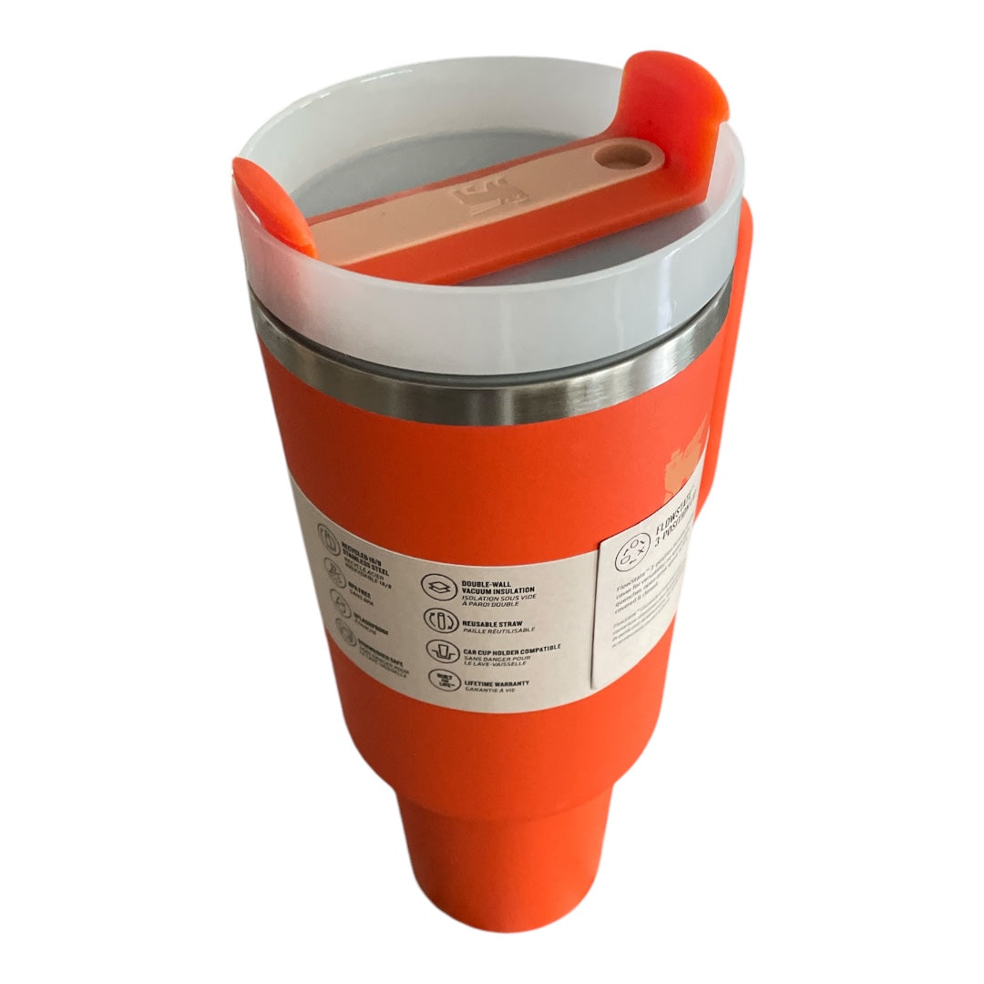 Stanley Quencher H2.0 Orange Tumbler