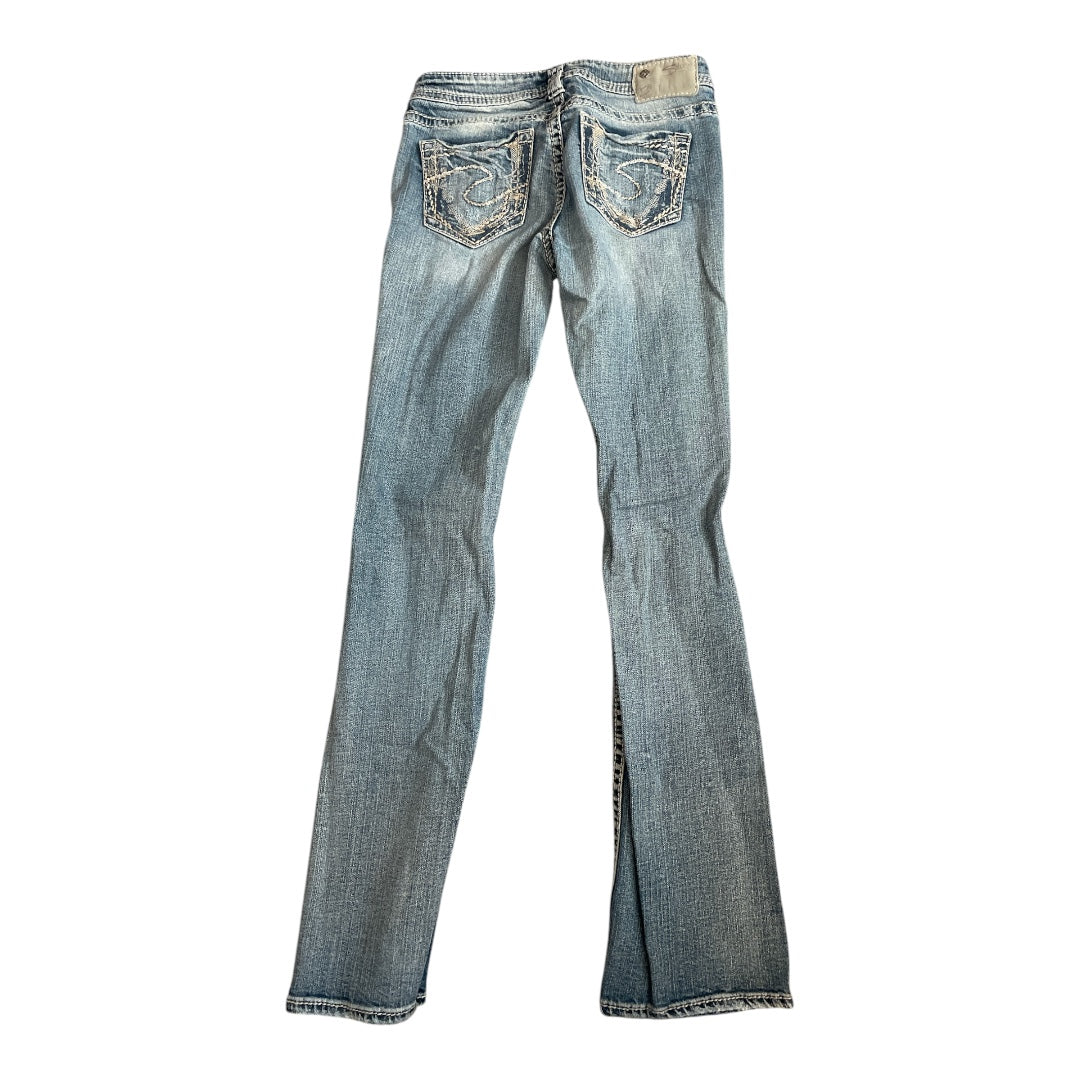 Silver Aiko Distressed Blue Jeans (25)