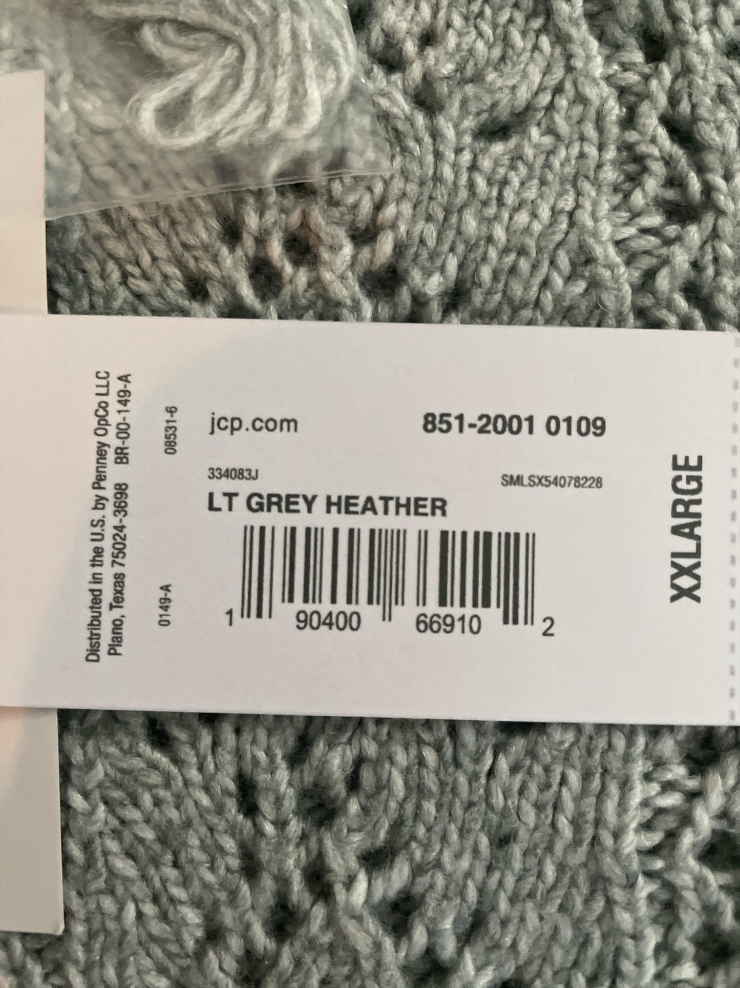 Liz Claiborne Pointelle Mixed Stitch Sweater (XX-Large)