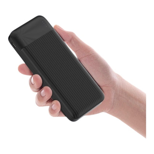 Portable Charger 15w Multi Port Black Power Bank
