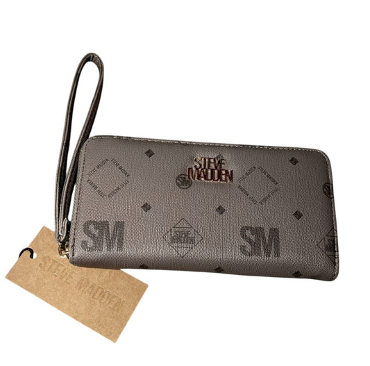 Steve Madden Monogram Gray Wallet