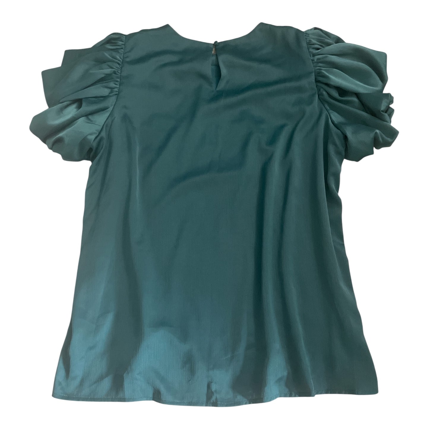 Entro Deep Green Bubble Sleeve Blouse (XL)